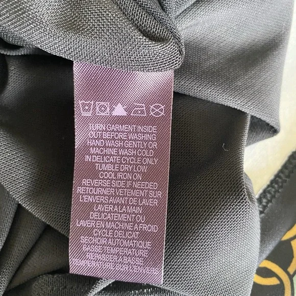 Hale Bob Shift Dress Women M Multicolor Geo Floral Equestrian Print Pullover L/S - Picture 10 of 11